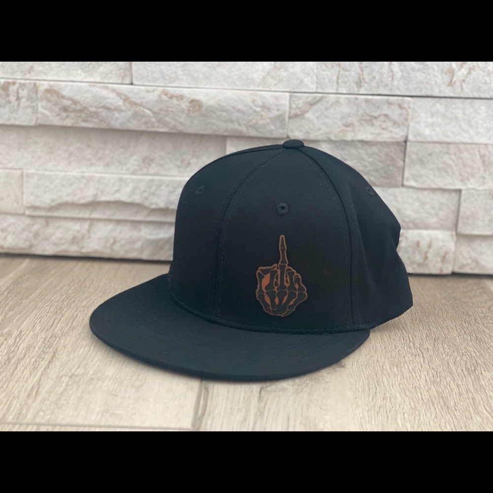 Mens SnapBack HAT  Black  OS